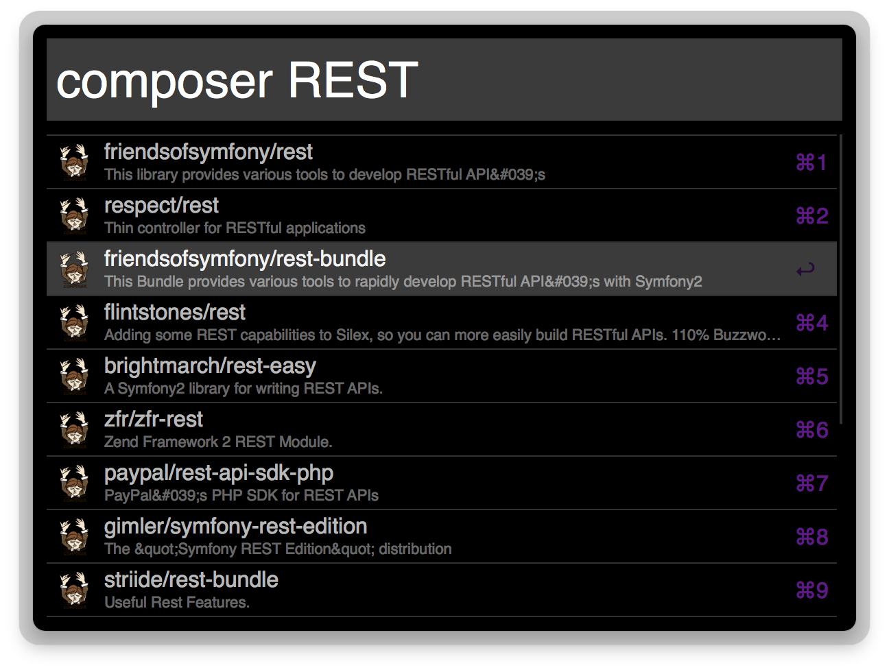 Docker sample results