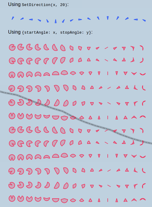 Semicircles screenshot