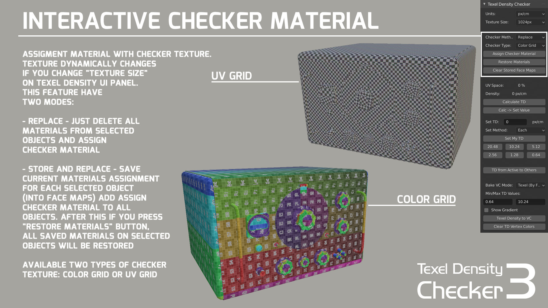 Checker Material