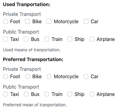 Multiple Inputs