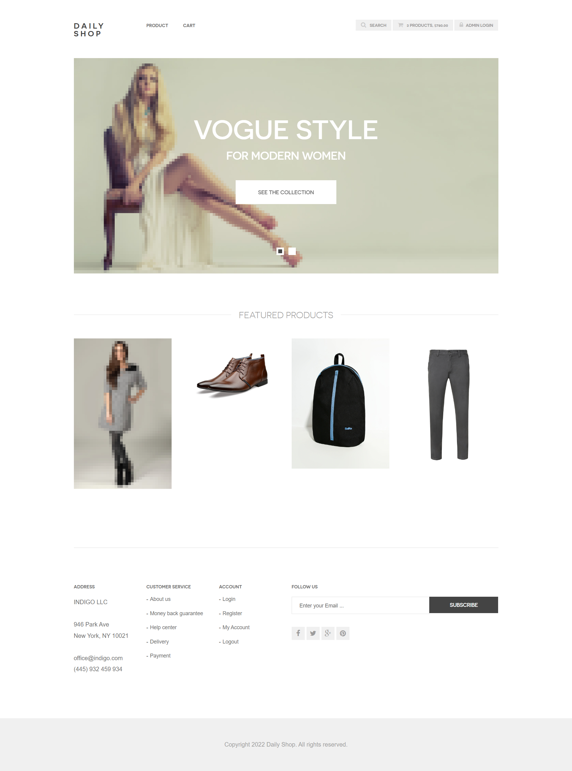 dailyshop-project frontend showcase