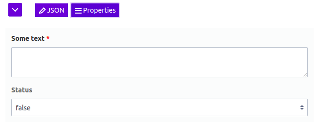 Admin Json Editor