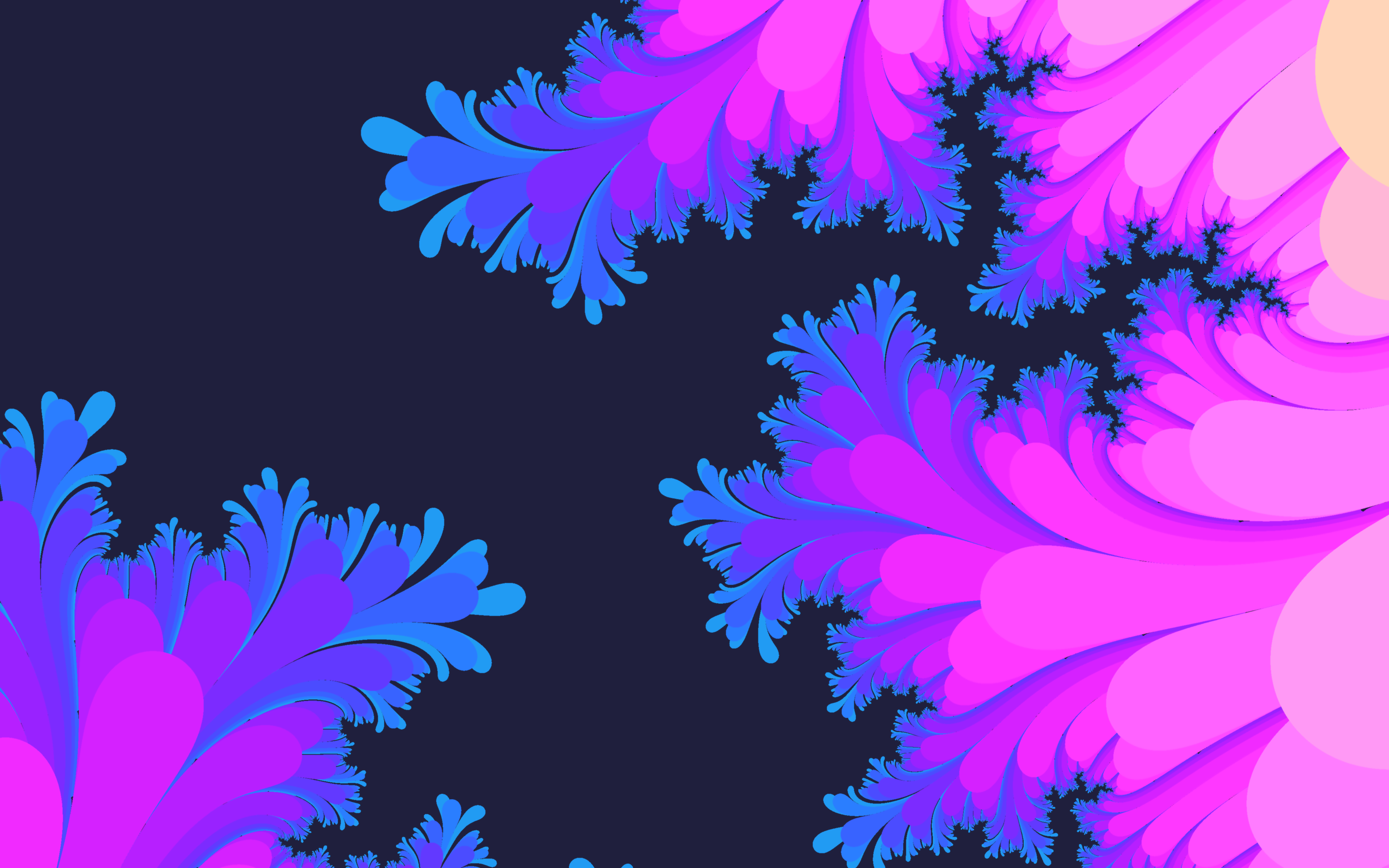 Mandelbrot Flower Wallpaper