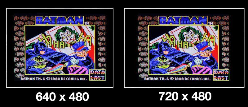 A2DVI 640x480 vs 720x480