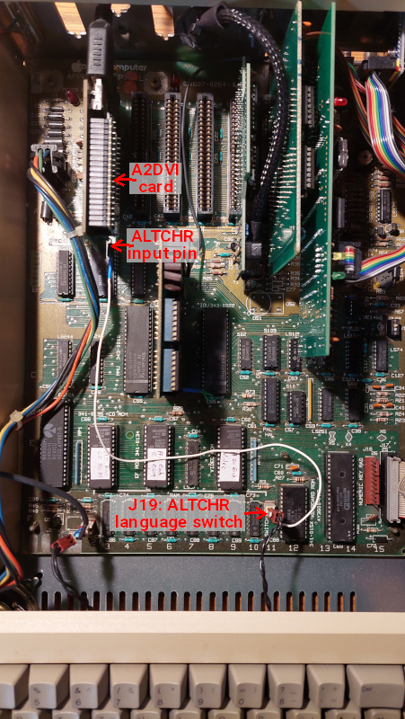 Wiring the language switch