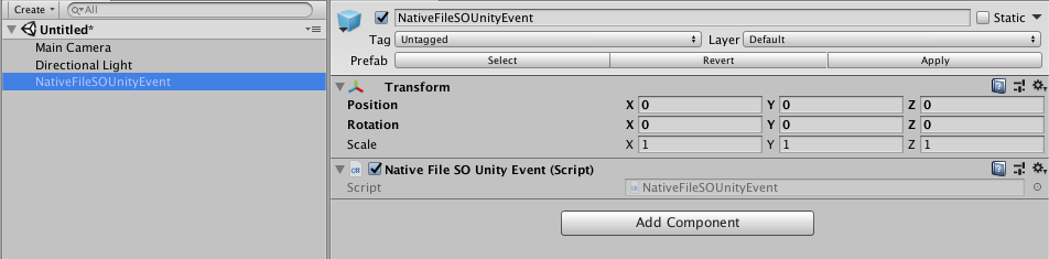 NativeFileSOUnityEvent Demo Image