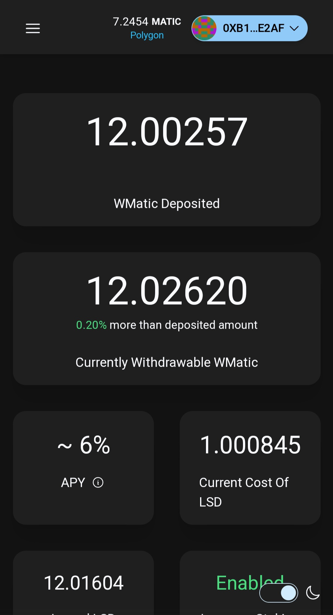 Mobile Vault Stats Page 1