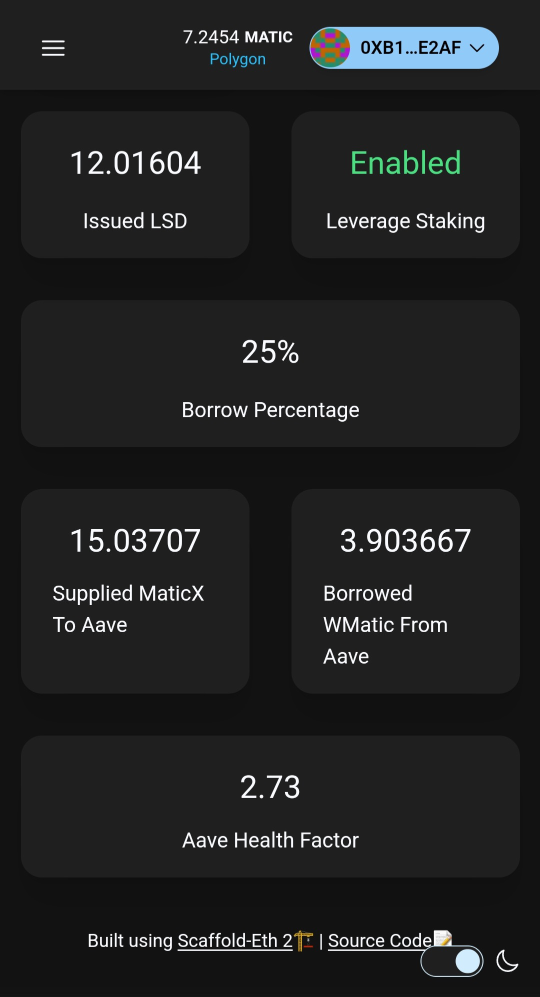 Mobile Vault Stats Page 2