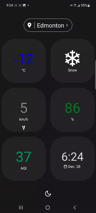 App Demo Go to Forecast Page