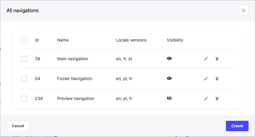 Navigation Manager View