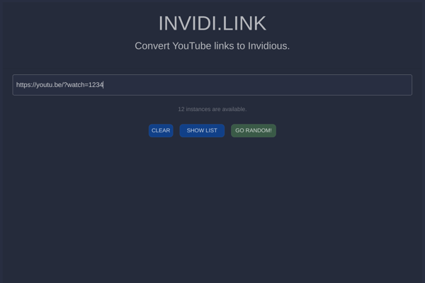 invidi.link screen