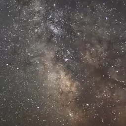 Saturn, Jupiter, and Milky Way over Otter Point with the waves crashing on Sand Beach