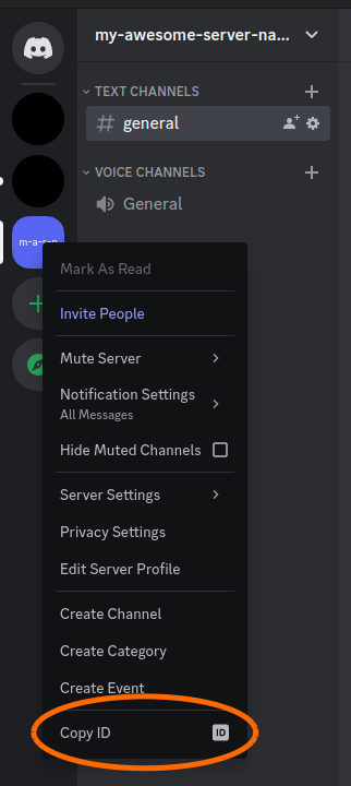 Copy Discord Guild ID