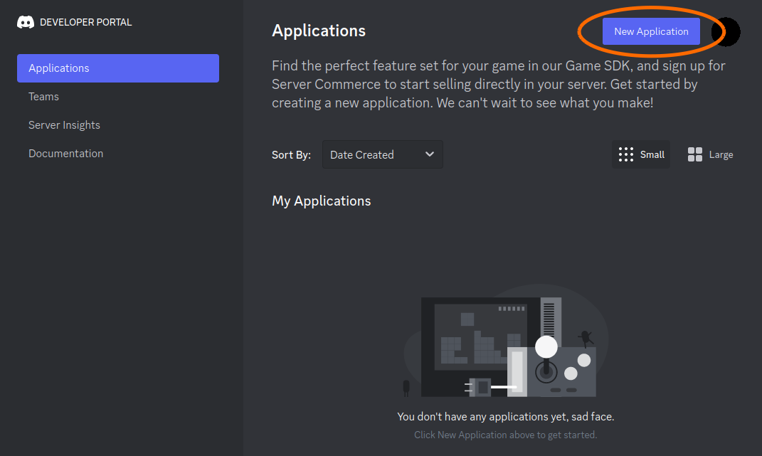 New Discord Application