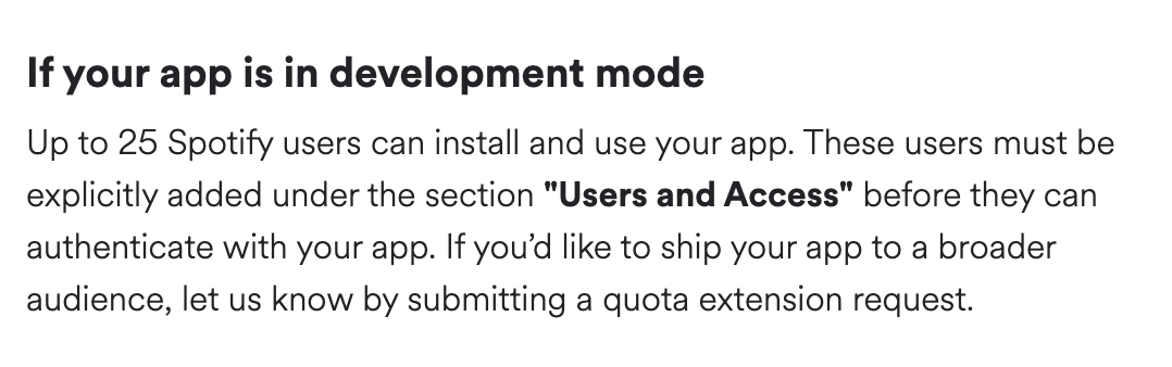 spotify developer guidelines 