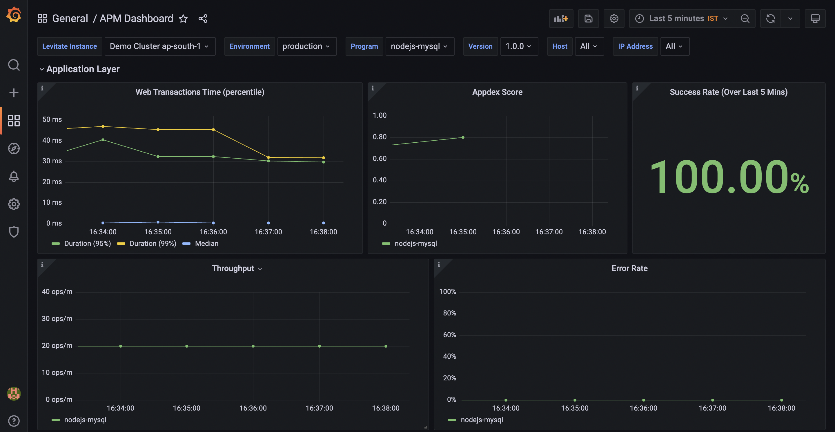 APM Dashboard