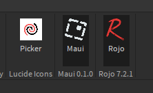 Maui in plugins tab