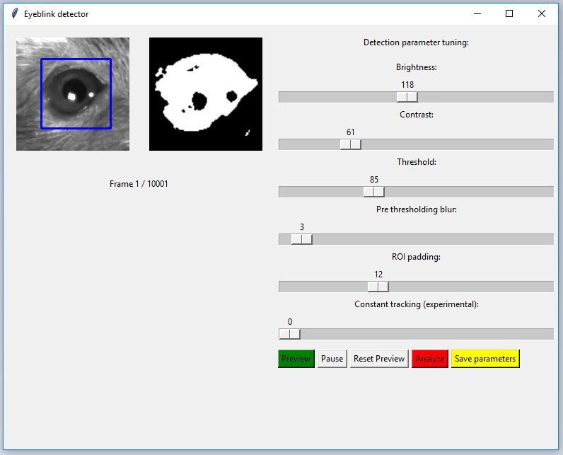 Eyeblink Detector