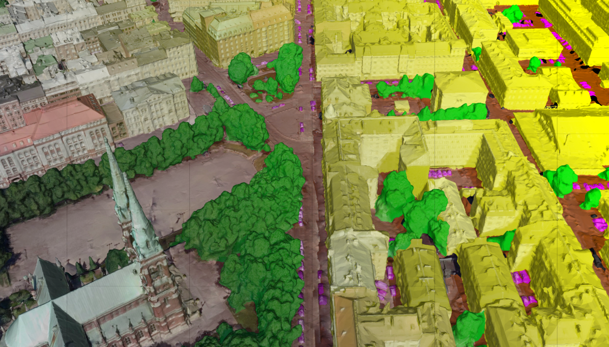 SUMS: Semantic Urban Mesh Segmentation by TUDelft