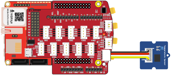 Wiring for Temperature logger