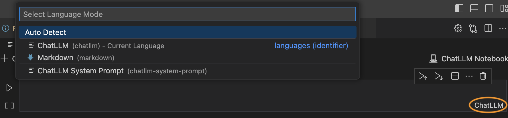 ChatLLM Language Select