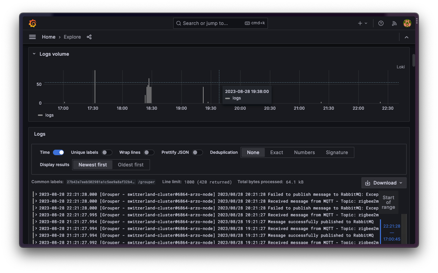 Grafana Explore