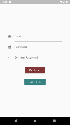 Register Screen