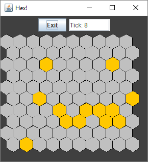 Screenshot of hexagons