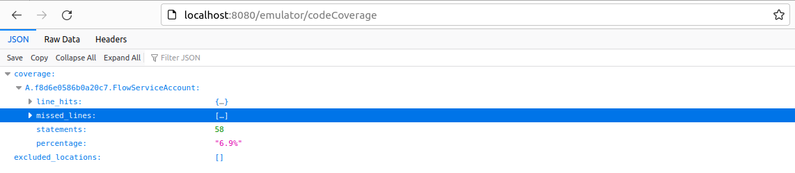 Code Coverage Reset