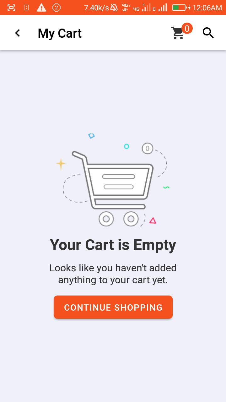 Empty Cart