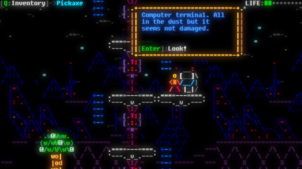 Screenshot of the game running