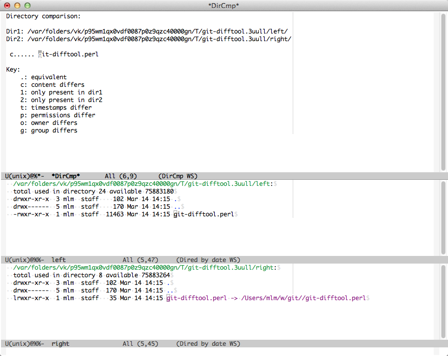 dircmp-mode