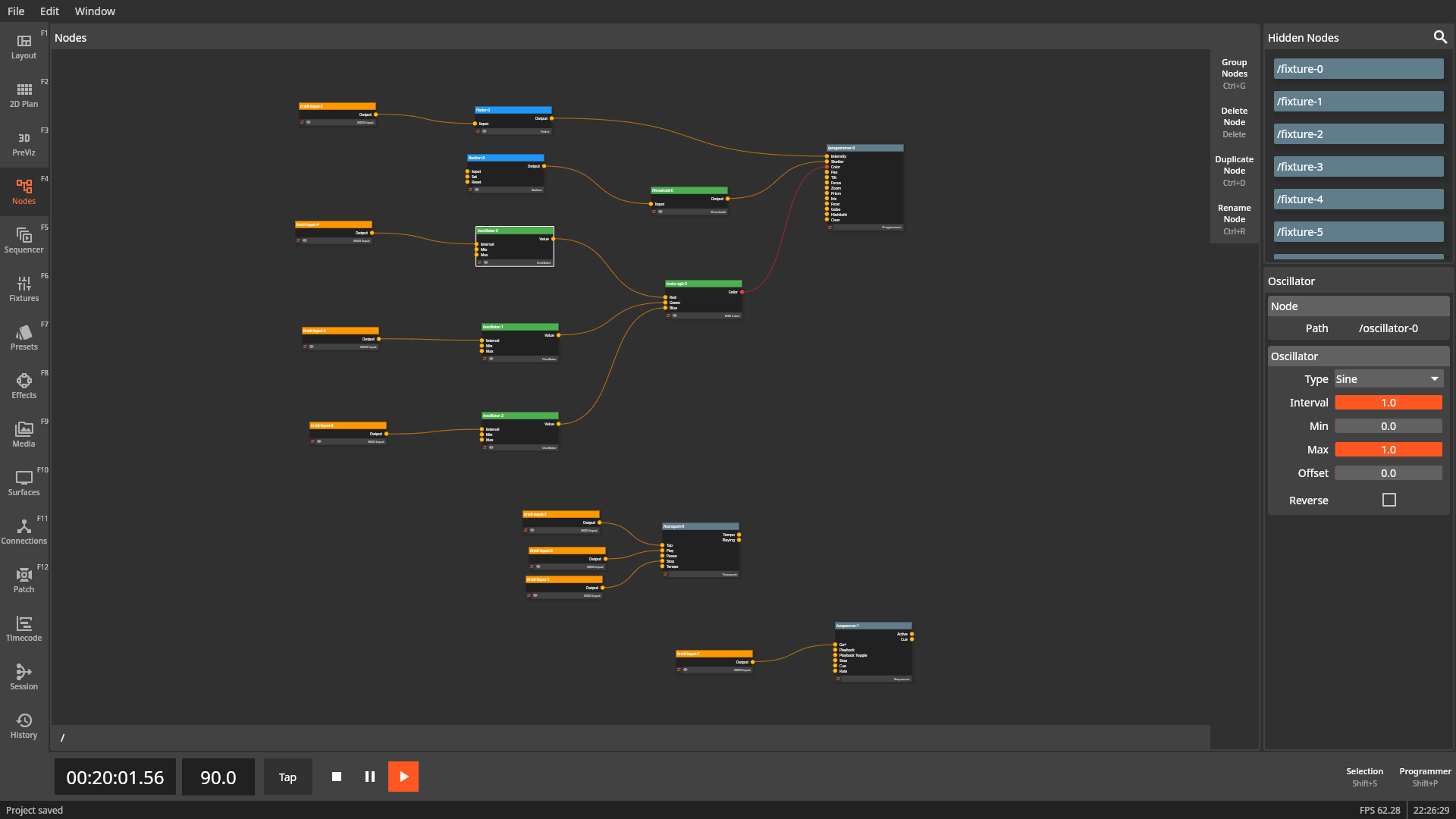 Nodes View