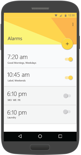 Manage your alarms