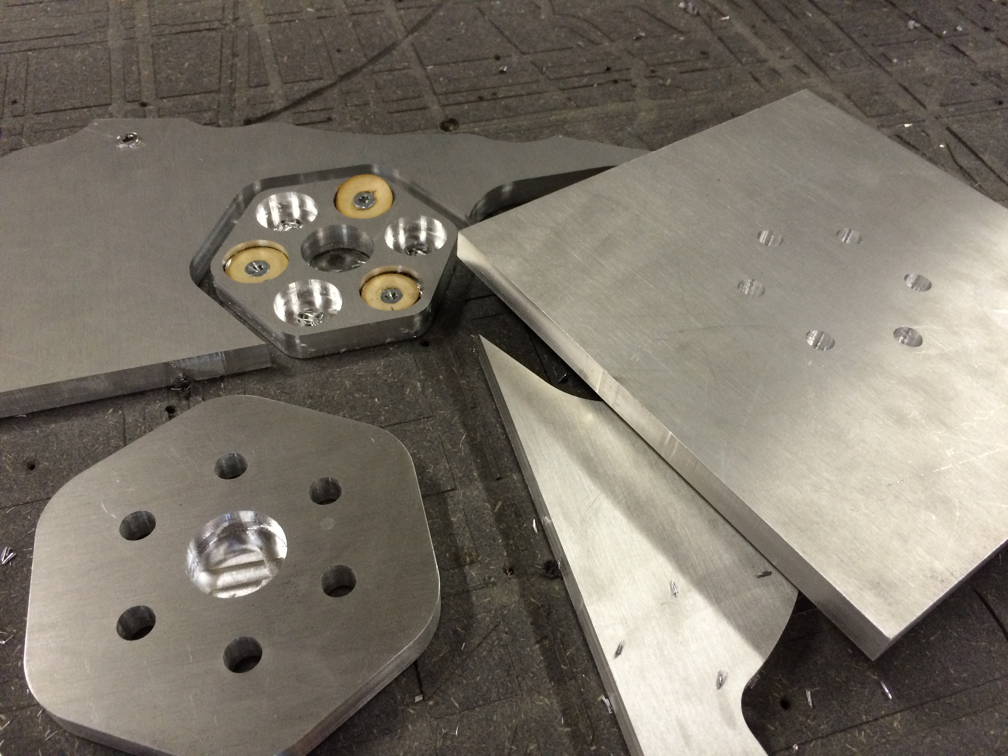 Milling press plate parts