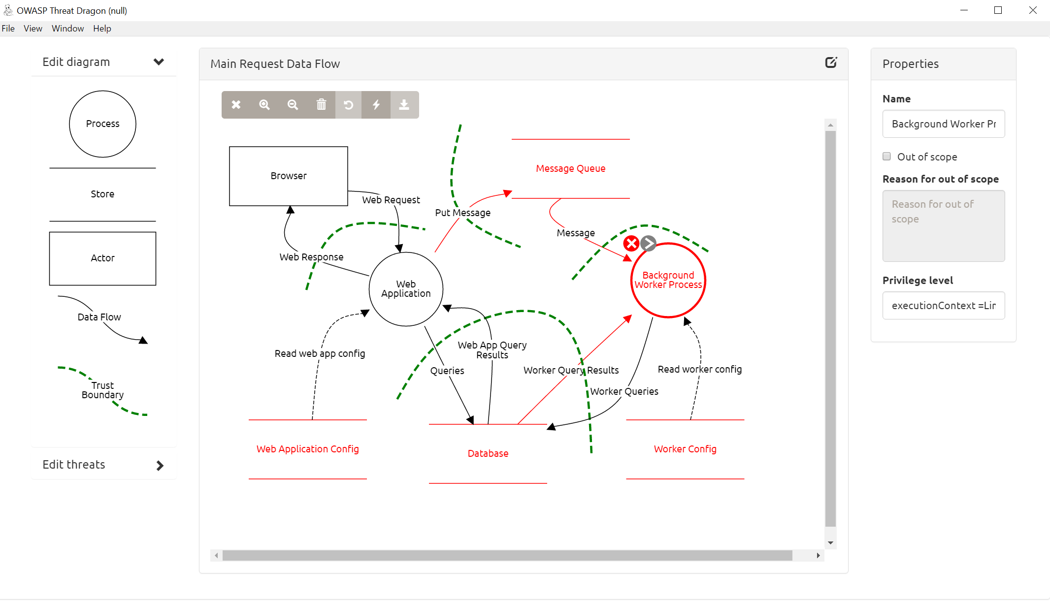 Diagramming Screen