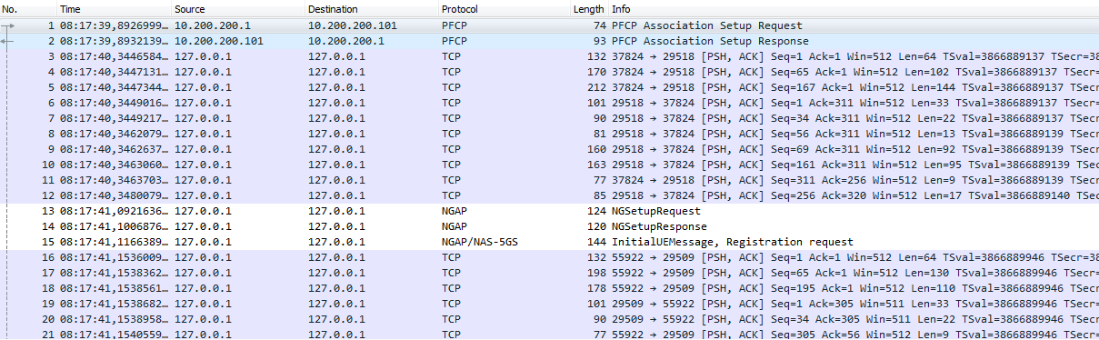 free5GC trace