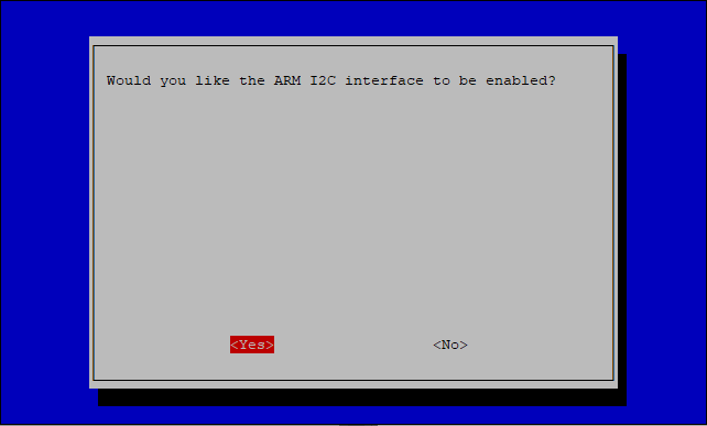 Enable I2C