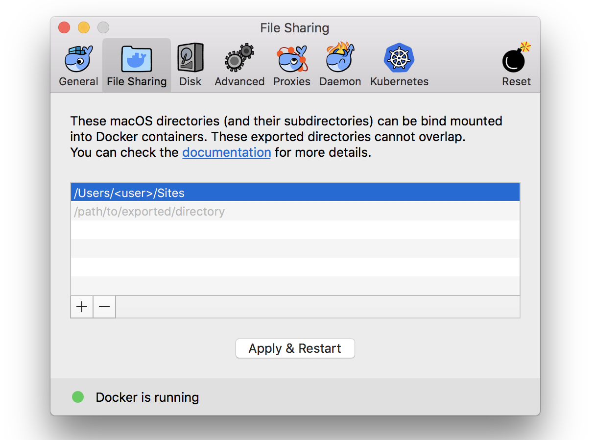 File Sharing Configuration