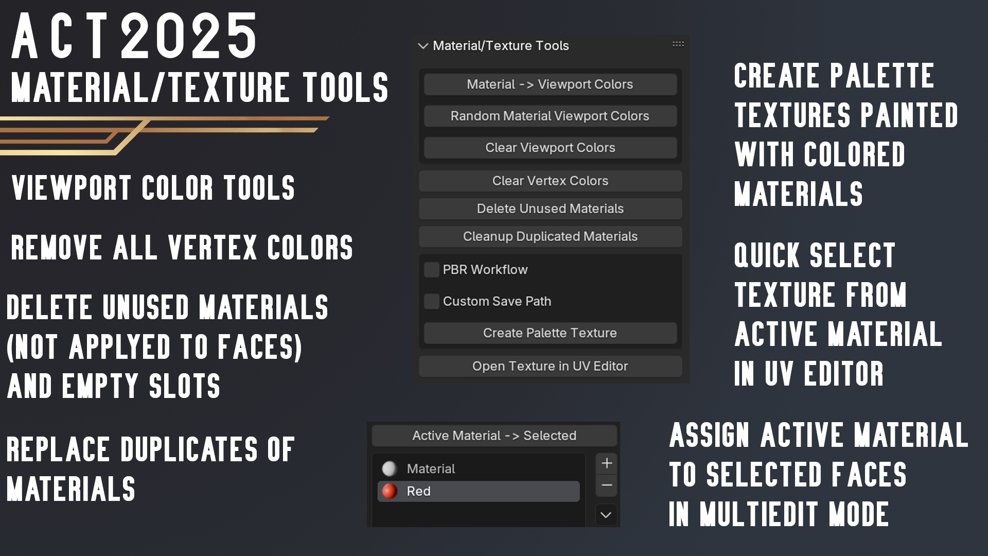 Material Tools