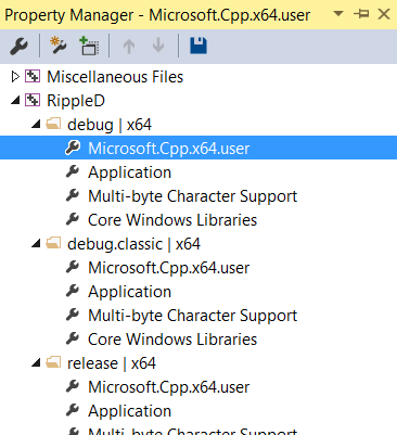 Visual Studio 2015 Global Properties