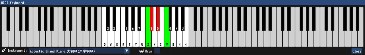 Piano view Image