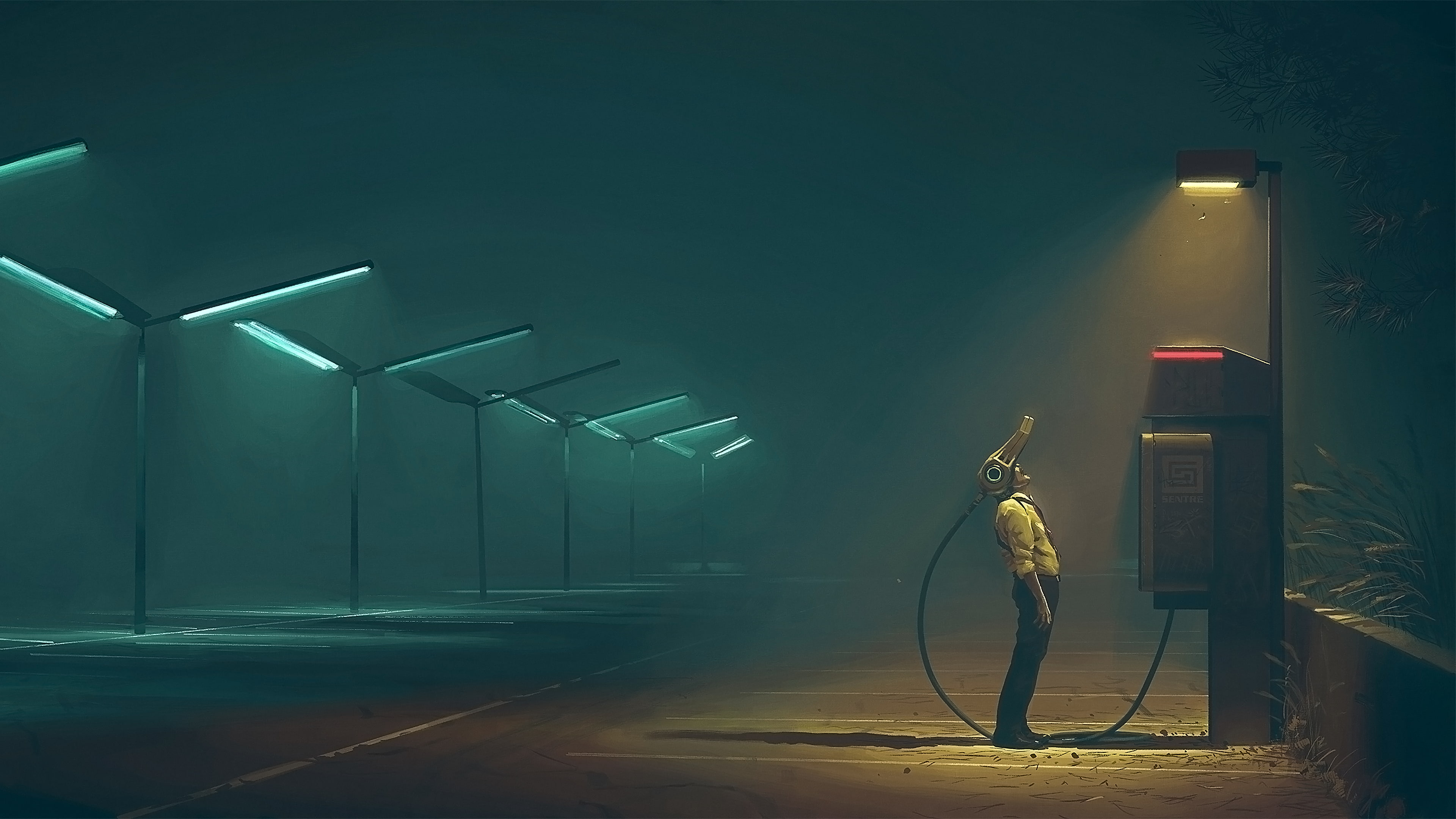 parking-lot-simon-stalenhag-night-street-light-wallpaper-c806bd1860e0cc88005cd1feb8a284aa