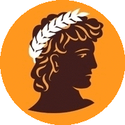 Agon logo depicting a Greek athlete