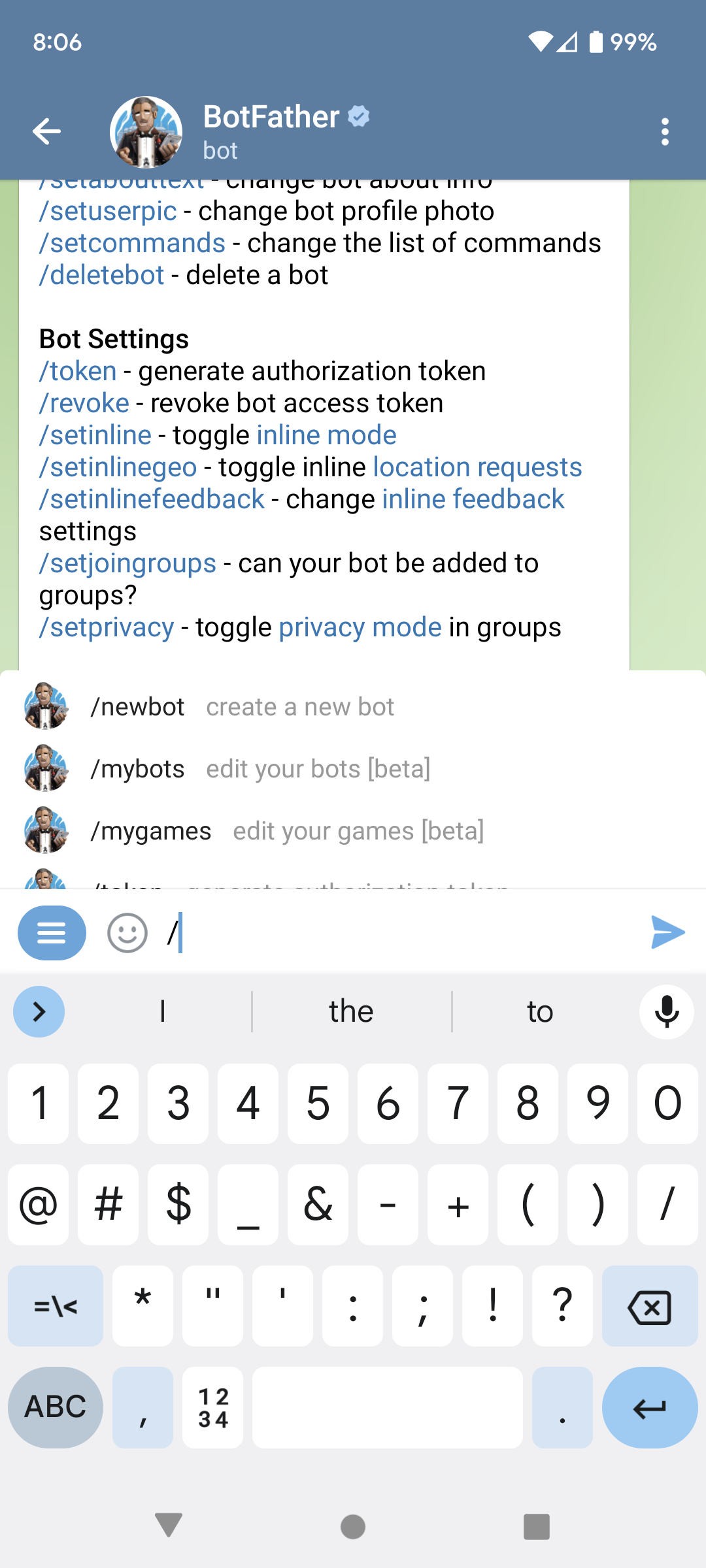 New Bot