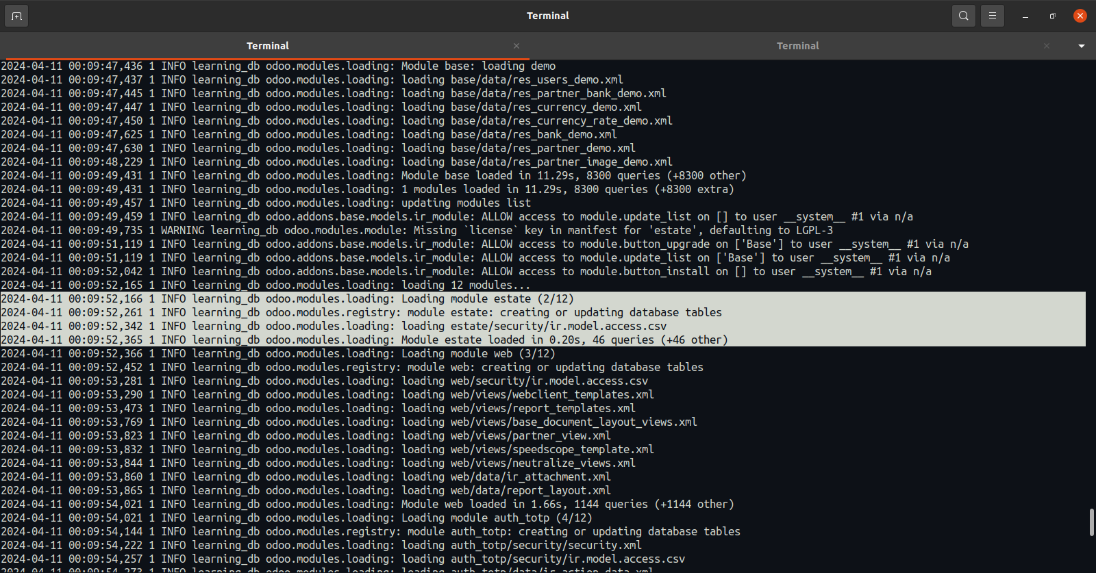 Postgres EstateProperty Model Capture