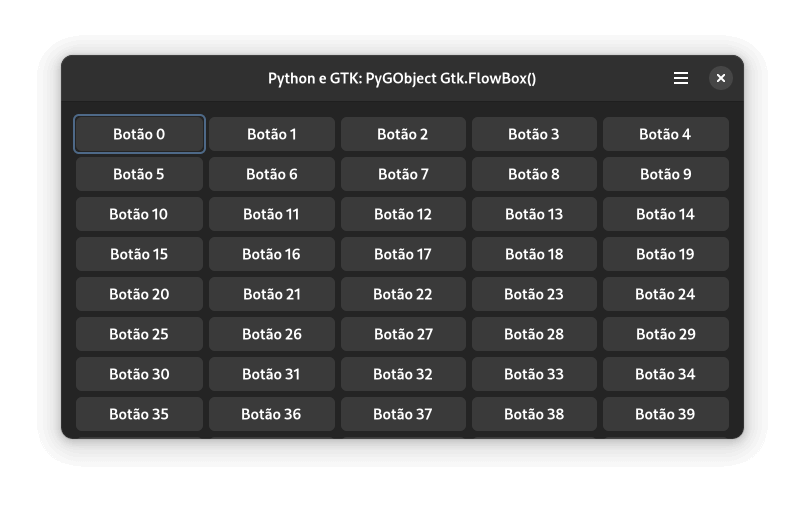 Gtk.FlowBox
