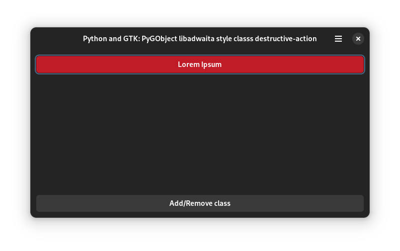 Libaswaita style class destructive-action