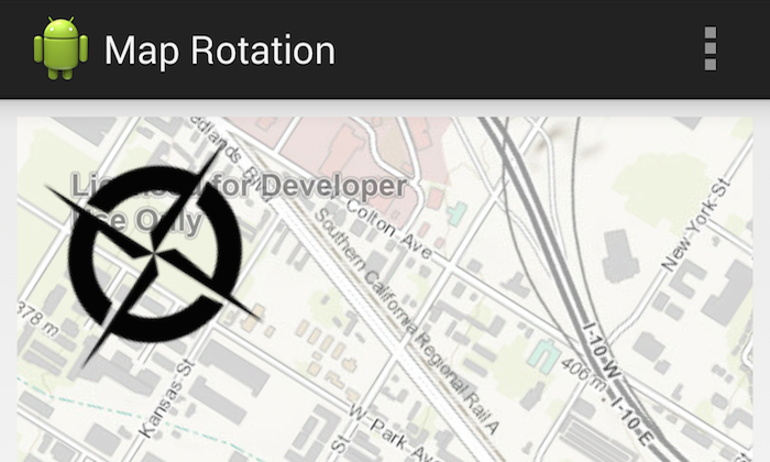 Map Rotation App