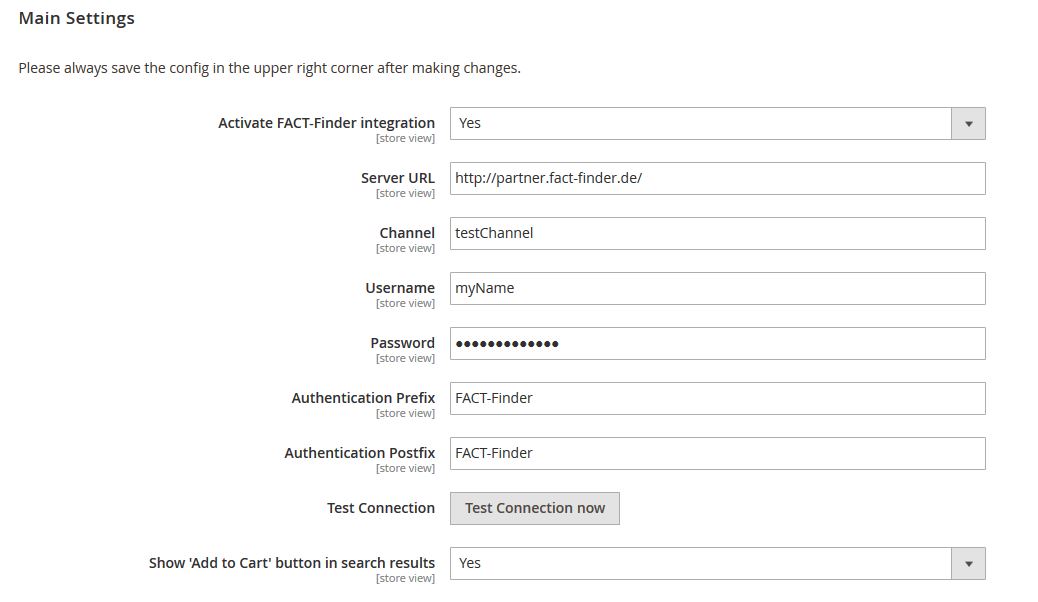 General Settings